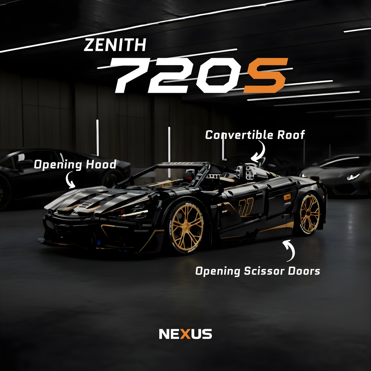 Zenith 720S | 3658Pcs