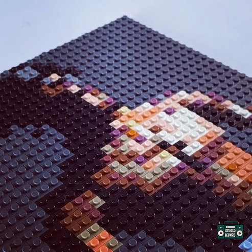 90210 Buildable Brick Art
