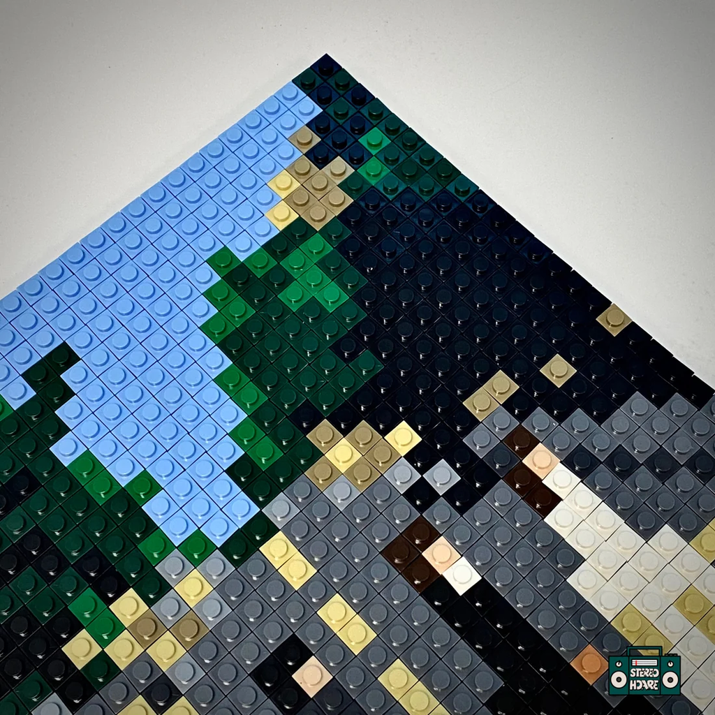 Here Comes The Sun Buildable Brick Art