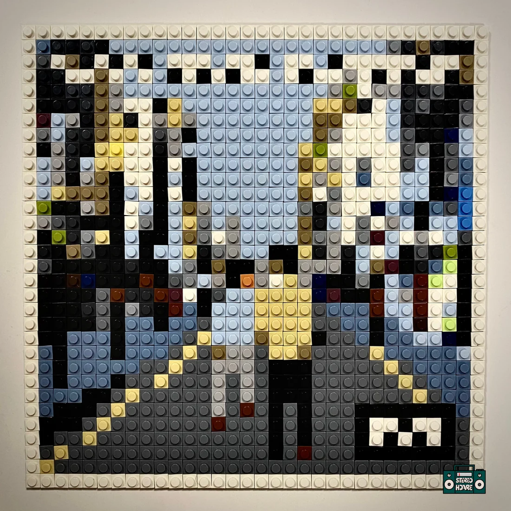 She's Electric Buildable Brick Art
