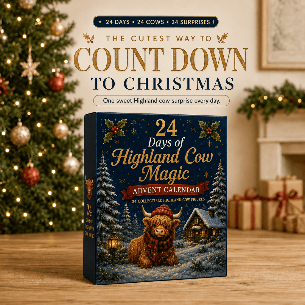 🎄 2026 Christmas Highland Cow Advent Calendar💕🐮