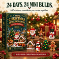 ⏳Last day to save 49% – 🎄24-Day Mini Christmas Ornament Advent Calendar | 24 unique festive buildable designs with hanging loops—perfect for decorating Christmas trees, wreaths, and holiday displays 🧱